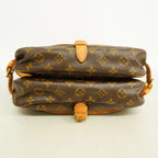 Louis Vuitton Shoulder Bag Monogram Saumur 30 Brown — view 3