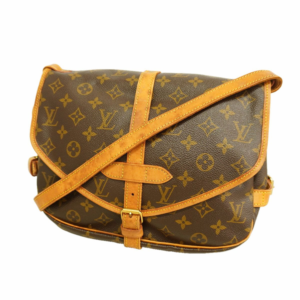 Louis Vuitton Shoulder Bag Monogram Saumur 30 Brown
