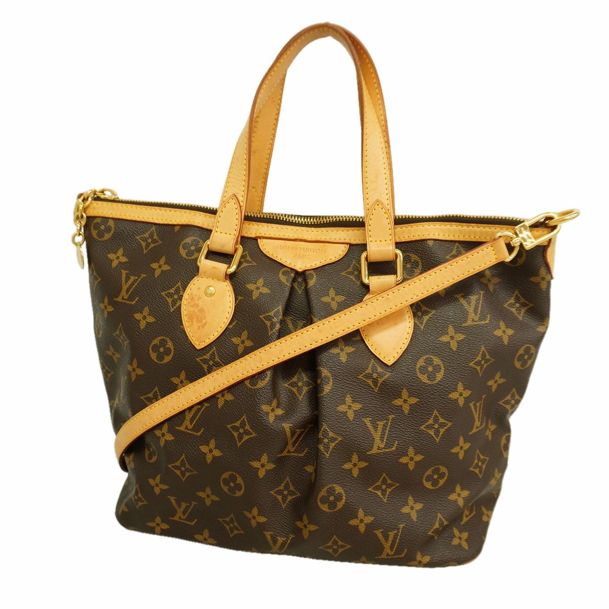 Louis Vuitton Tote Bag Monogram Palermo PM Brown 2-Way