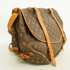 Louis Vuitton Shoulder Bag Monogram Saumur 43 Brown — view 2