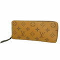 Louis Vuitton Wallet Monogram Reverse Portefeuille Clemence Brown
