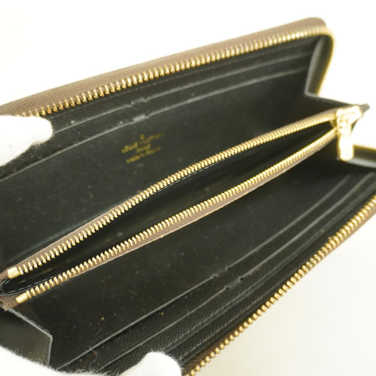 Louis Vuitton Wallet Monogram Reverse Portefeuille Clemence Brown — view 3