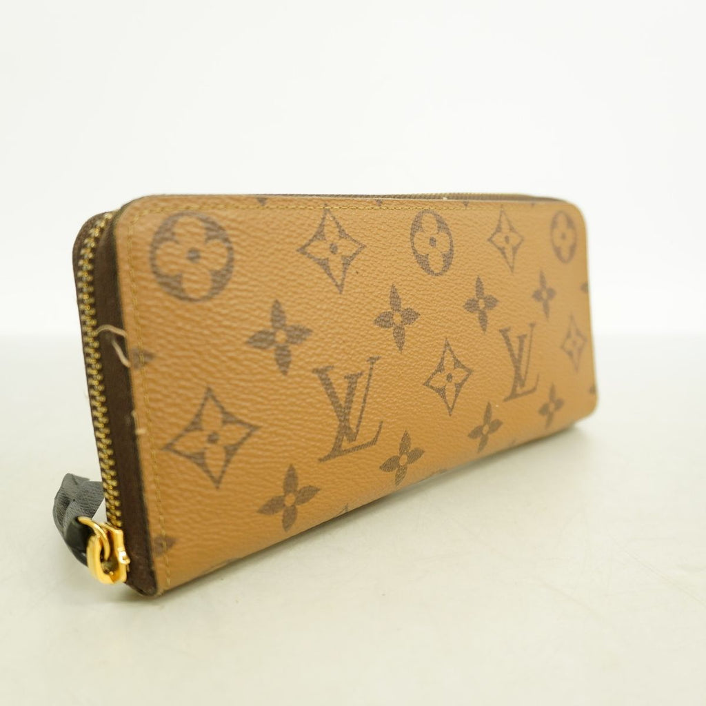 Louis Vuitton Wallet Monogram Reverse Portefeuille Clemence Brown — view 2