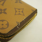 Louis Vuitton Wallet Monogram Reverse Portefeuille Clemence Brown — view 6