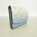 Louis Vuitton Wallet Mahina Portefeuille Iris Compact Blue White — view 2
