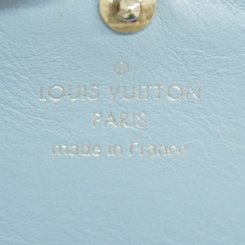 Louis Vuitton Wallet Mahina Portefeuille Iris Compact Blue White — view 4