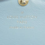 Louis Vuitton Wallet Mahina Portefeuille Iris Compact Blue White — view 4