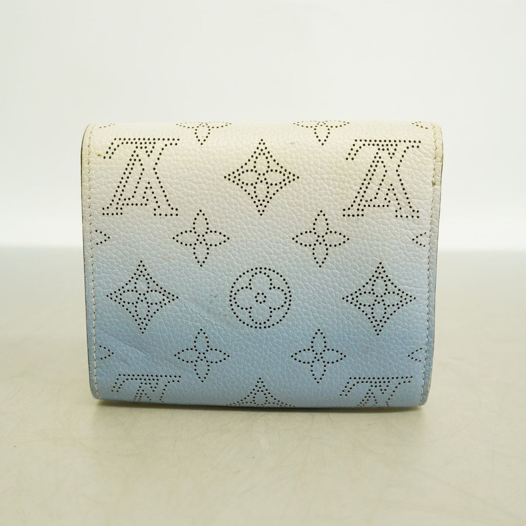 Louis Vuitton Wallet Mahina Portefeuille Iris Compact Blue White — view 8