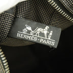 Hermes Tote Bag Herline MM Nylon Gray Silver — view 5