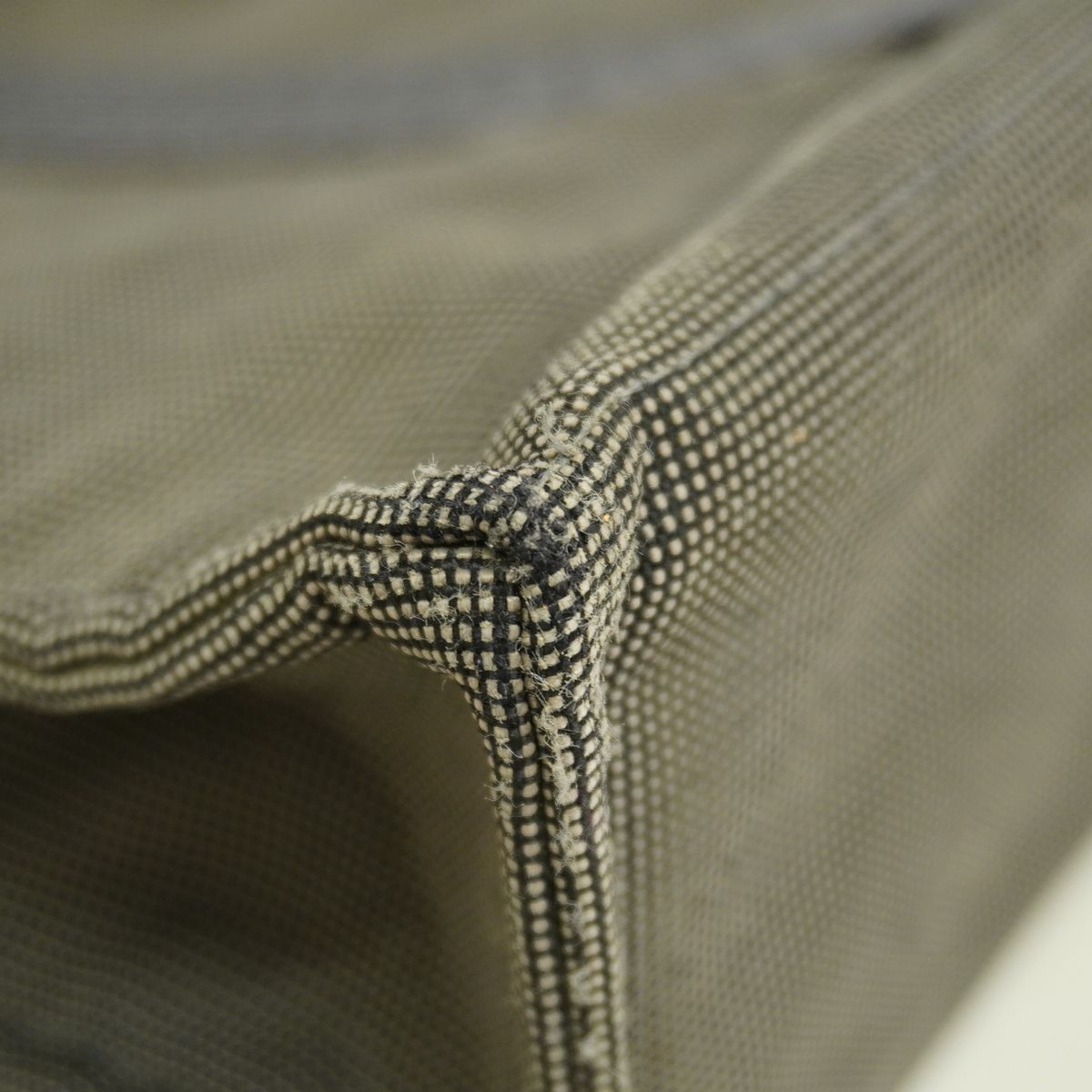 Hermes Tote Bag Herline MM Nylon Gray Silver — view 8