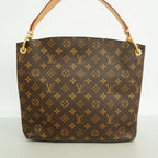 Louis Vuitton Shoulder Bag Monogram Graceful PM Brown — view 8