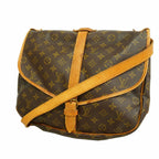 Louis Vuitton Shoulder Bag Monogram Saumur 35 Brown