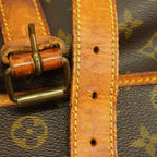 Louis Vuitton Shoulder Bag Monogram Saumur 35 Brown — view 8