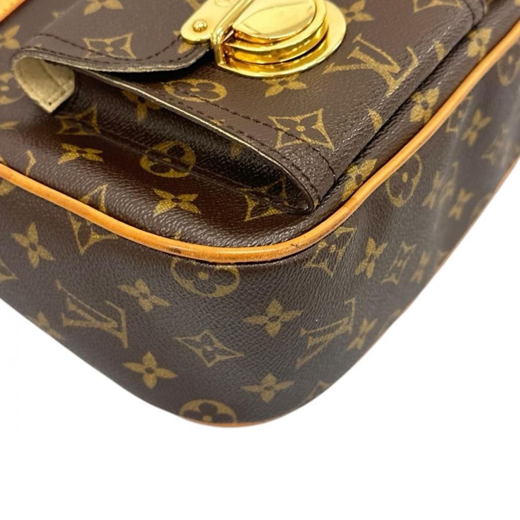Louis Vuitton Shoulder Bag Hudson GM Brown Monogram — view 8