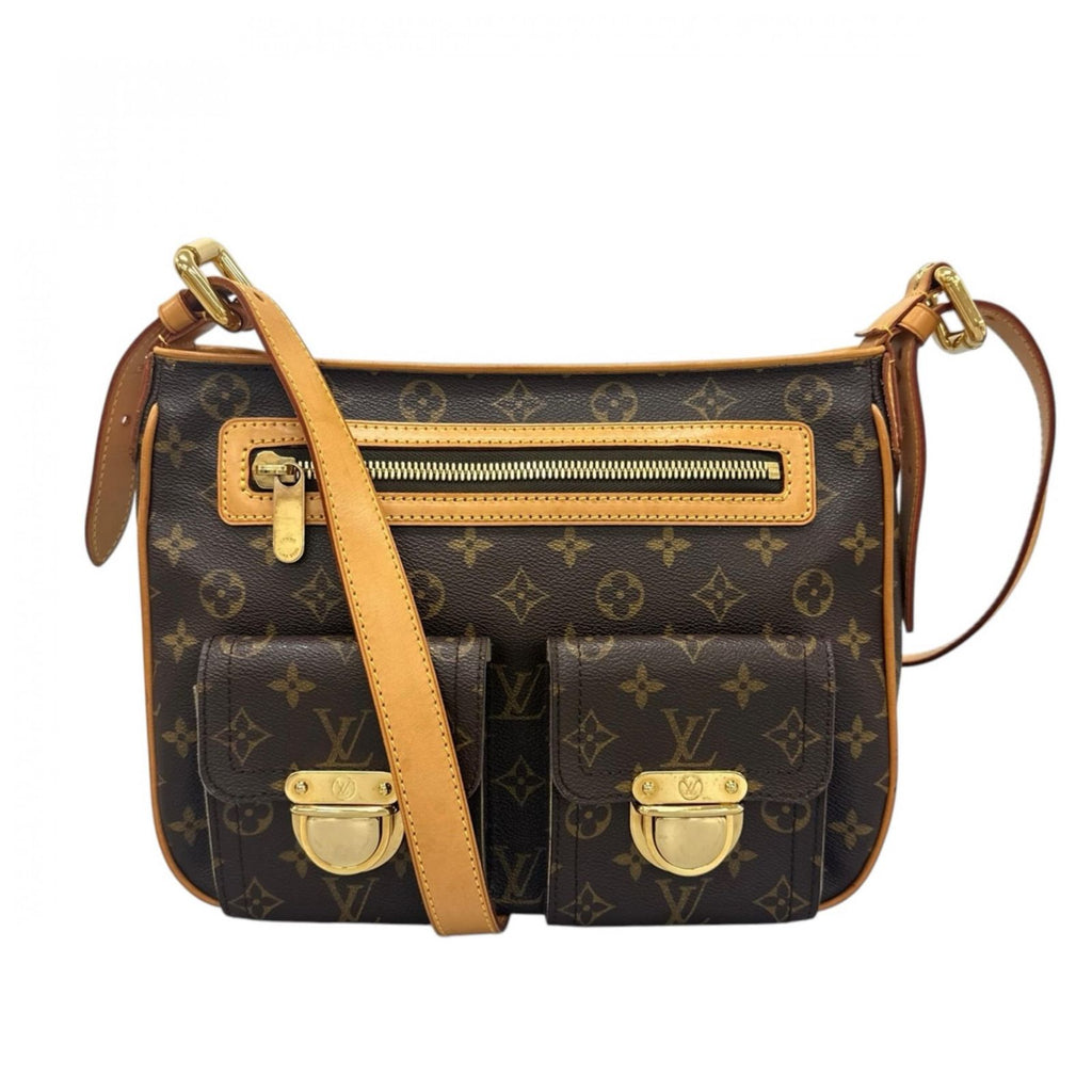 Louis Vuitton Shoulder Bag Hudson GM Brown Monogram