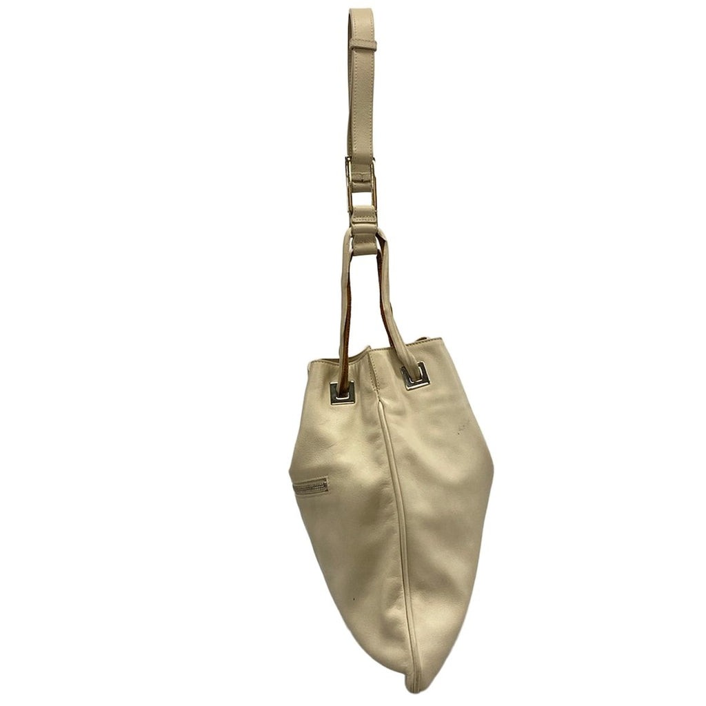 Gucci Shoulder Bag Ivory Leather — view 4