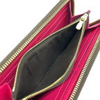 Louis Vuitton Wallet Monogram Portefeuille Clemence Hot Pink Zip Around — view 4