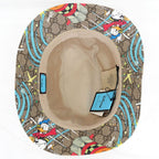 Gucci Disney Hat S GG Pattern Donald Duck Brown Hat Cotton — view 6