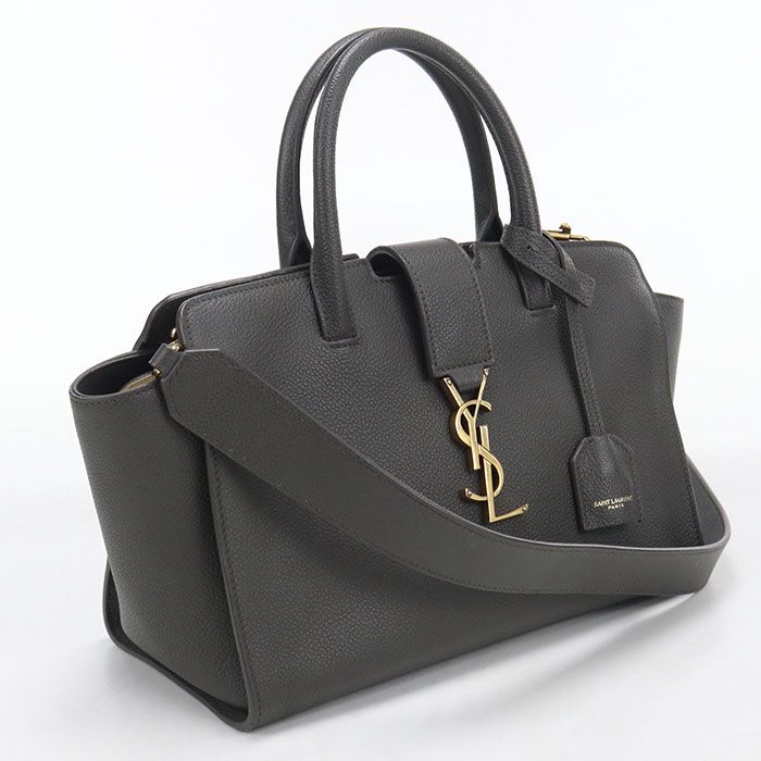 Saint Laurent 2-Way Downtown Cabas Handbag Calfskin