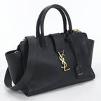 Saint Laurent 2-Way Downtown Cabas Handbag Calfskin