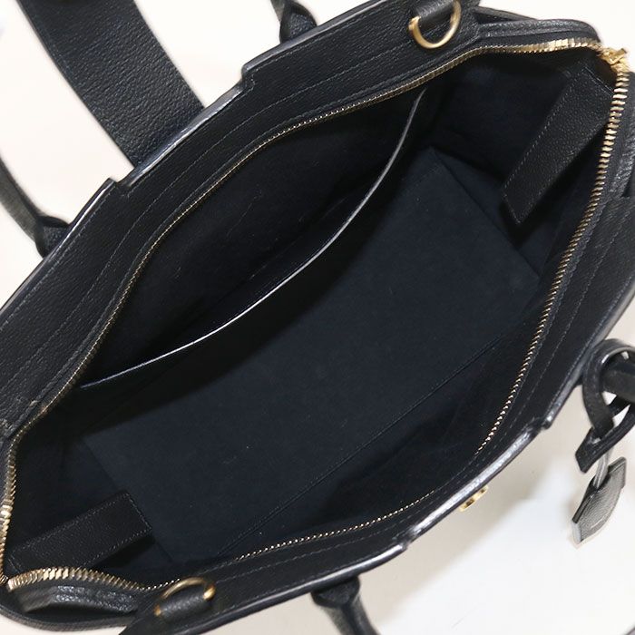 Saint Laurent 2-Way Downtown Cabas Handbag Calfskin — view 3