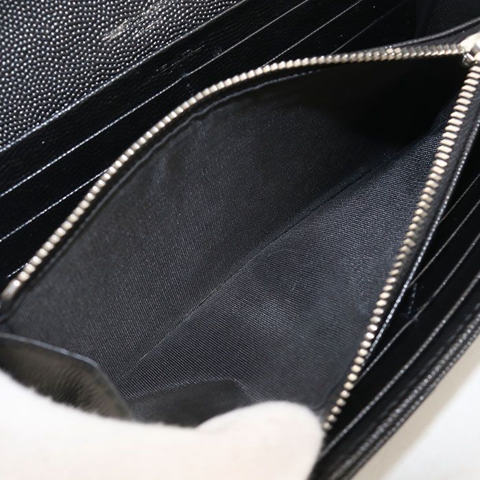 Saint Laurent Large Flap Wallet Cassandra Bifold Calfskin — view 4