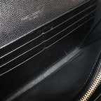 Saint Laurent Large Flap Wallet Cassandra Bifold Calfskin — view 5