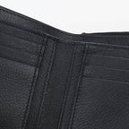 Saint Laurent Compact Zip Wallet Tiny Monogram Bifold Calfskin — view 6