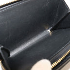 Saint Laurent Compact Zip Wallet Tiny Monogram Bifold Calfskin — view 5