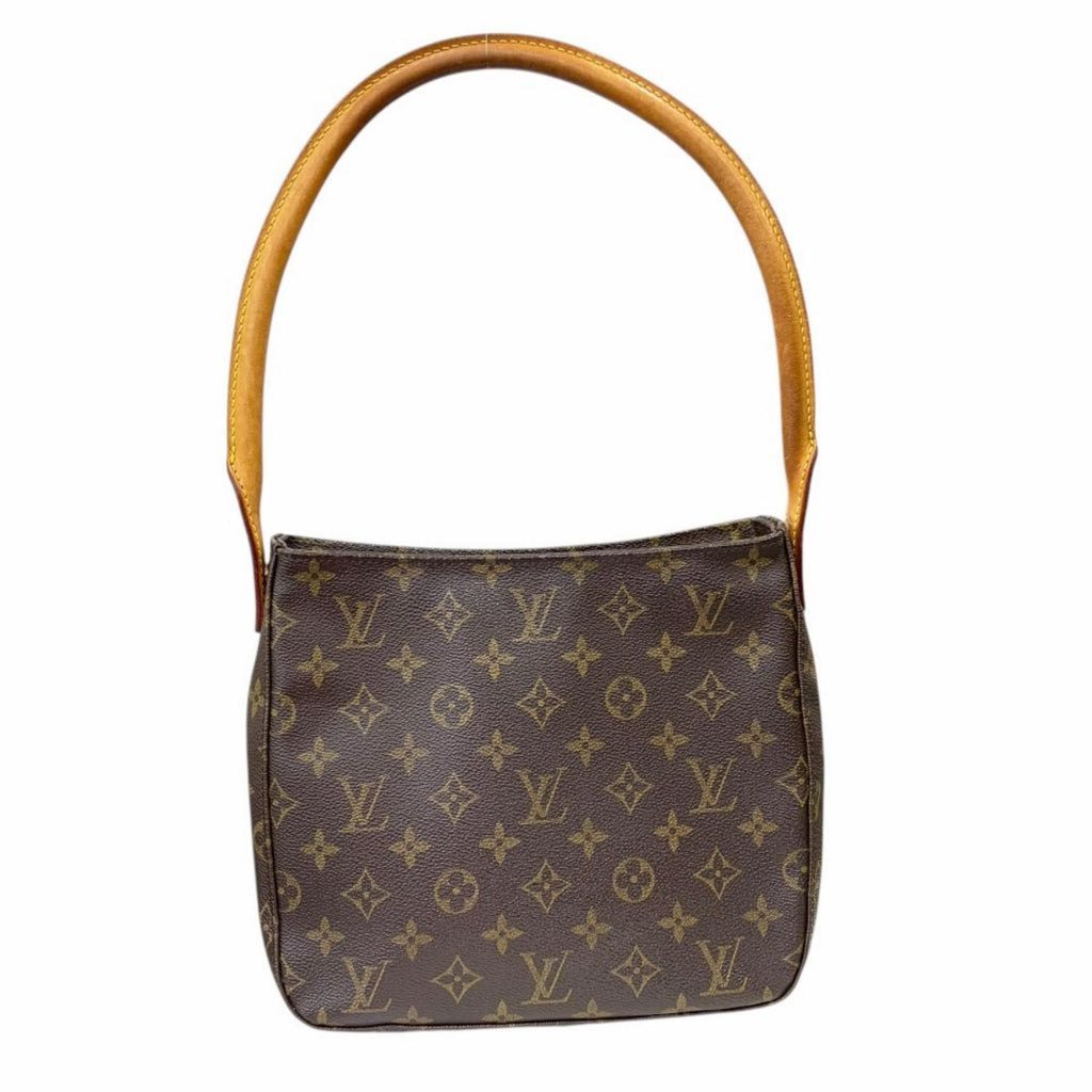 Louis Vuitton Looping MM Monogram Shoulder Bag Canvas Brown — view 3