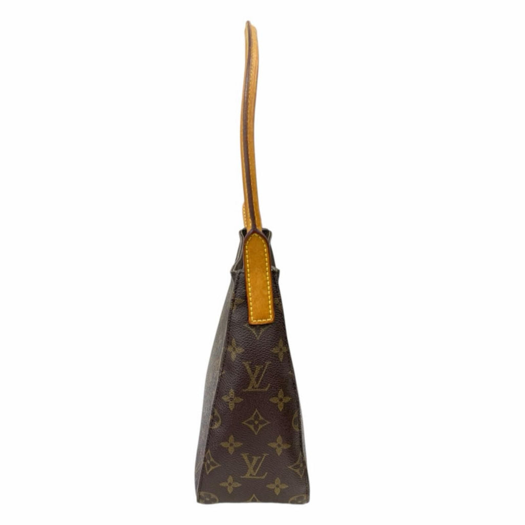 Louis Vuitton Looping MM Monogram Shoulder Bag Canvas Brown — view 4