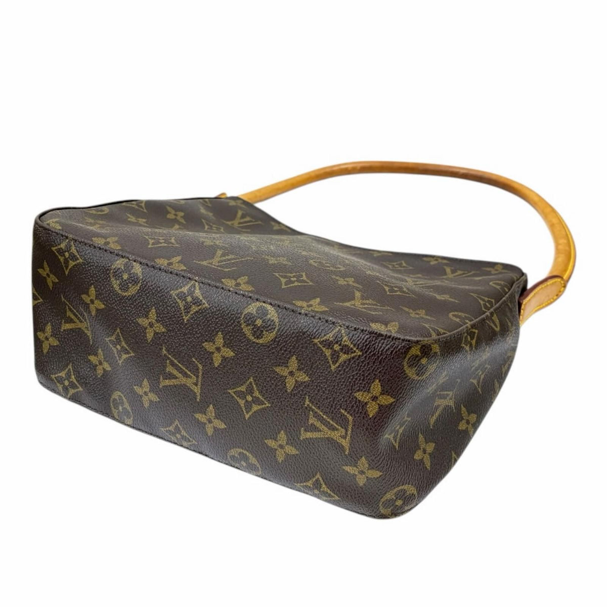 Louis Vuitton Looping MM Monogram Shoulder Bag Canvas Brown — view 5