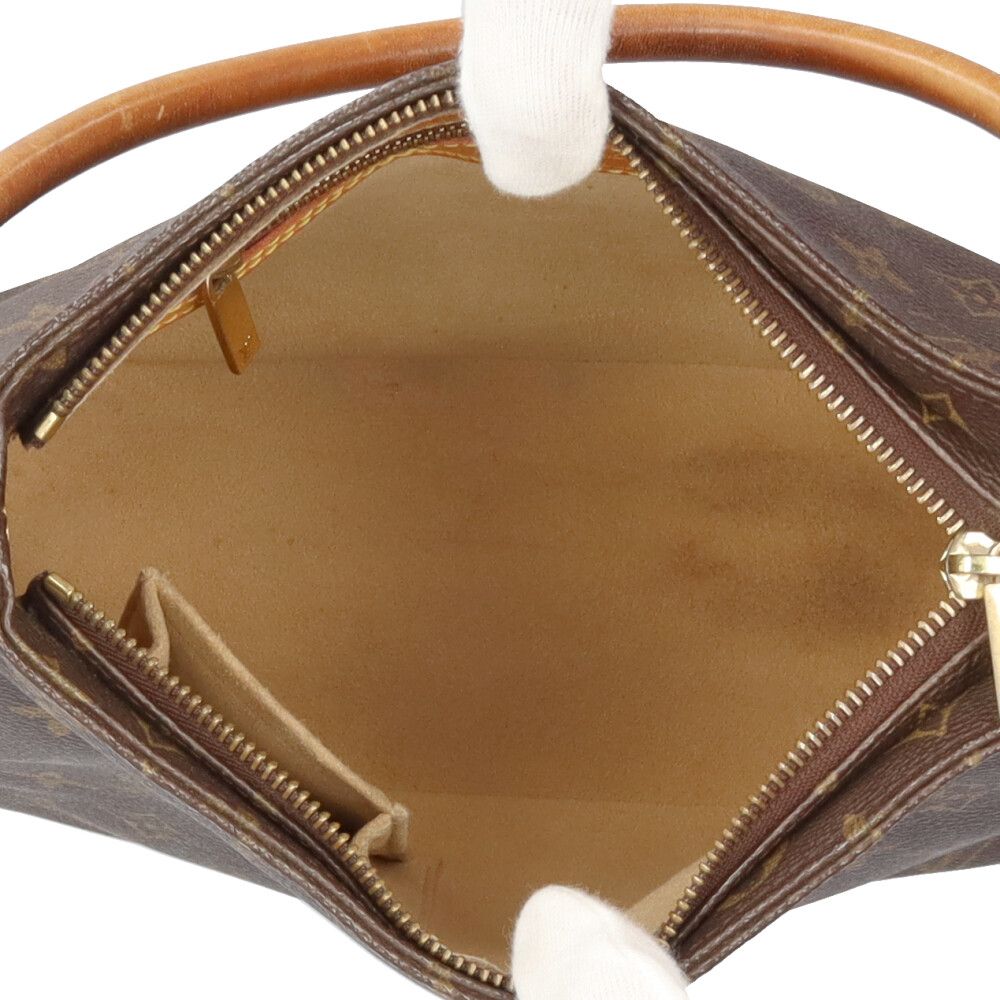 Louis Vuitton Looping MM Monogram Shoulder Bag Canvas Brown — view 6
