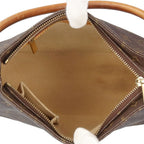 Louis Vuitton Looping MM Monogram Shoulder Bag Canvas Brown — view 6