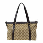 Gucci Abbey Tote Bag GG Canvas Beige — view 3