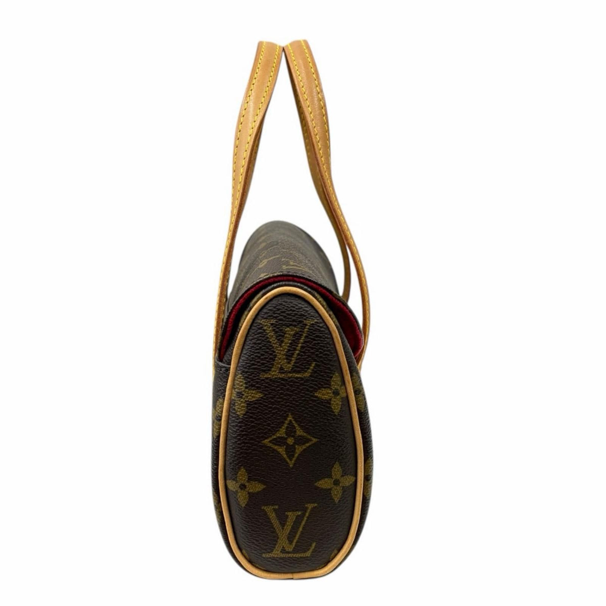 Louis Vuitton Sonatine Monogram Handbag Canvas Brown — view 4