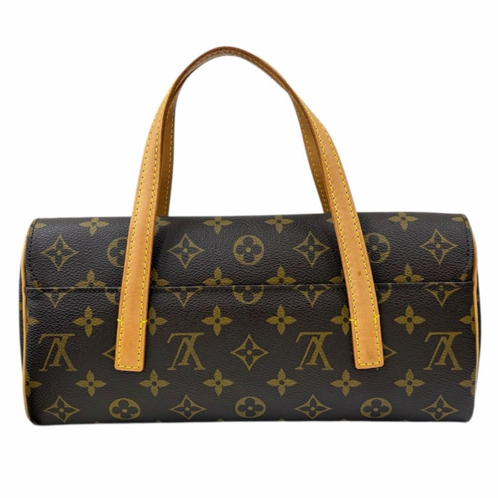 Louis Vuitton Sonatine Monogram Handbag Canvas Brown — view 3