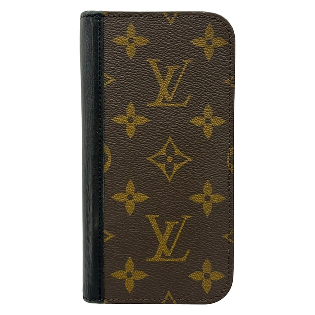 Louis Vuitton Mobile Phone Case Monogram Folio Noir