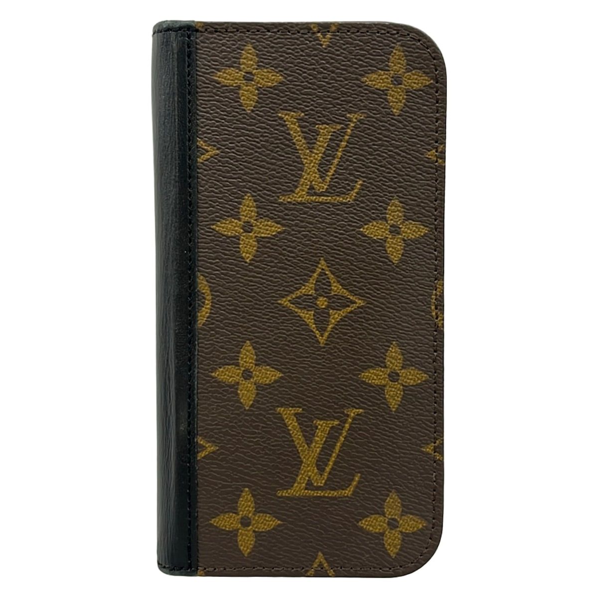 Louis Vuitton Mobile Phone Case Monogram Folio Noir