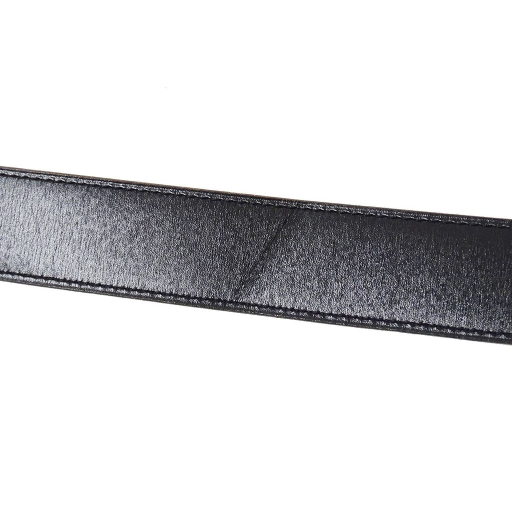 Hermes Belt H Leather Black Brown Gold Reversible — view 8