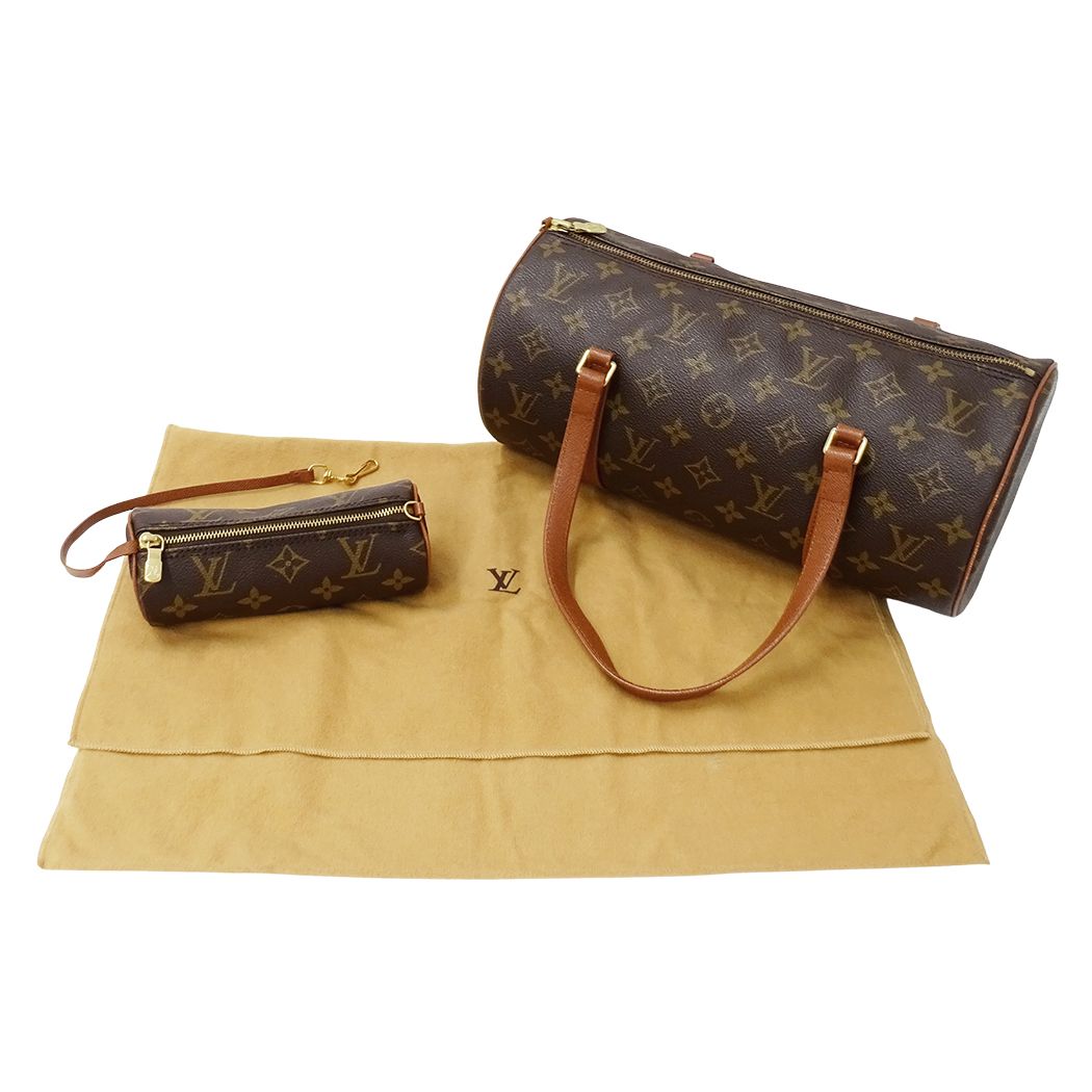 Louis Vuitton Bag Monogram Handbag Papillon 30 Brown — view 7