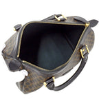 Celine Macadam Black Brown Mini Boston Bag — view 5