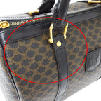 Celine Macadam Black Brown Mini Boston Bag — view 7