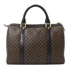 Celine Macadam Black Brown Mini Boston Bag — view 2
