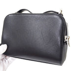 Loewe 2-Way Shoulder Bag Leather Black Small — view 8