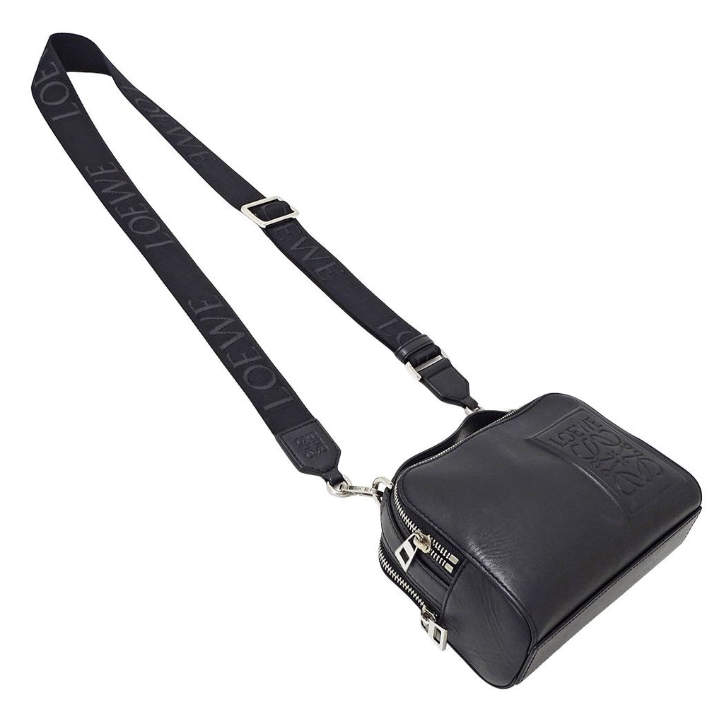 Loewe 2-Way Shoulder Bag Leather Black Small — view 4