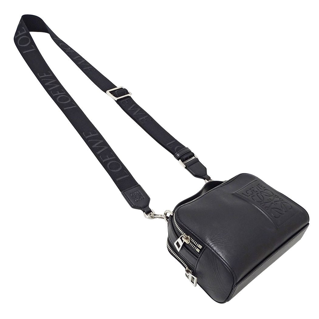 Loewe 2-Way Shoulder Bag Leather Black Small — view 4