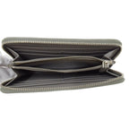 Prada Wallet Saffiano Gray Zip Around — view 5