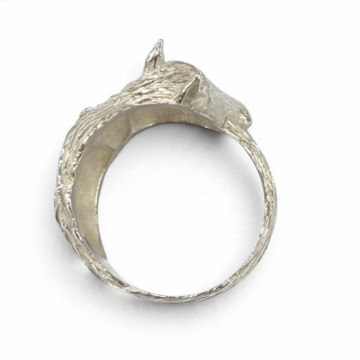 Hermes Vintage 925 Cheval Hose Ring Silver — view 5