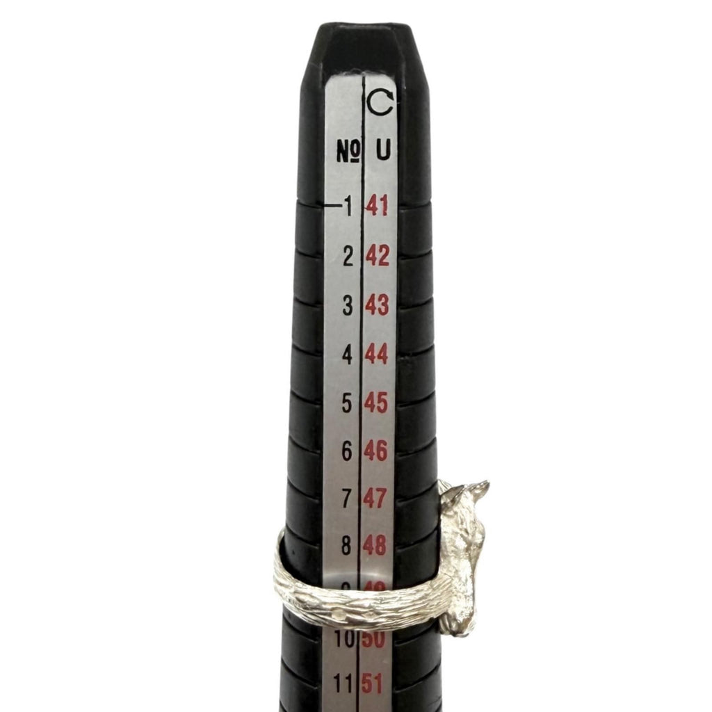 Hermes Vintage 925 Cheval Hose Ring Silver — view 8